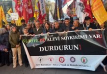 Ankarada Suriye’deki Alevilere yönelik saldırılar protesto edildi