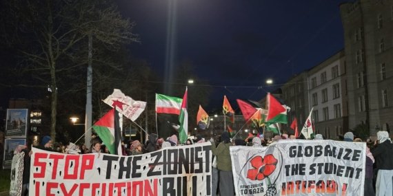 İsviçre Zürih’te Filistinli Tutsaklara Yönelik İdam Yasasına Protesto