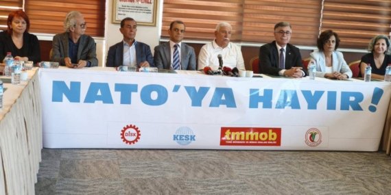 DİSK, KESK, TMMOB ve TTB: “Emek, Barış ve Demokrasi İçin NATO’ya Hayır!”