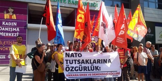 İstanbul ve İzmir’de “NATO tutsaklarına özgürlük” eylemleri: “Anti-emperyalist mücadeleyi büyüteceğiz”